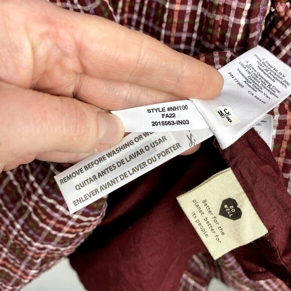 Madewell Seersucker Wrap Mini Dress NWT L - Picture 11 of 12